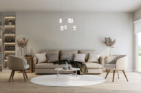 Lampa wisząca Fuente PND-34395-6-HBR Italux - 2