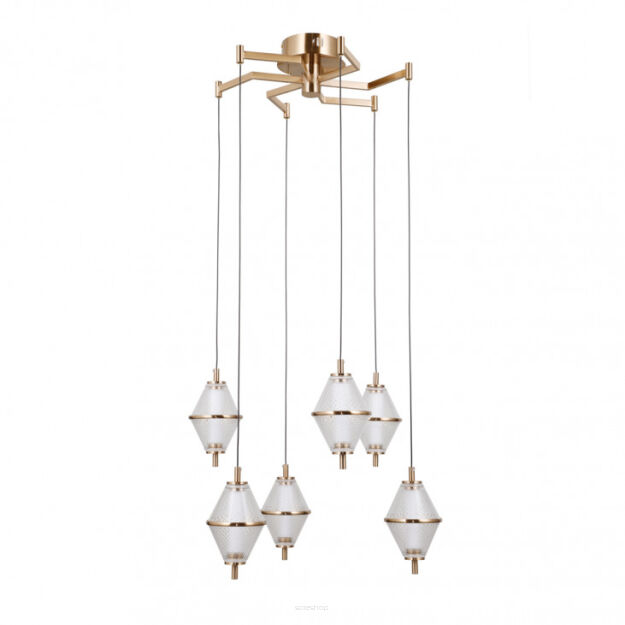 Lampa wisząca Fuente PND-34395-6-HBR Italux