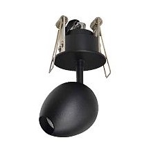 Lampa sufitowa reflektor OVUM 1 SPOT AZ3093 Azzardo Wpuszczana czarna LED