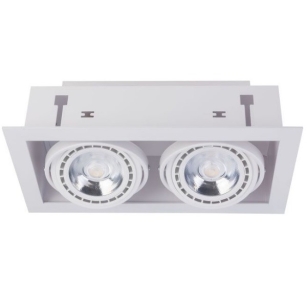 Lampa wpuszczana DOWNLIGHT II ES111 Nowodvorski 9574 Podwójna regulowana biała 