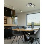 19602C-BK PAUL LAMPA SUFITOWA CZARNA/BLACK ZUMALINE - 2