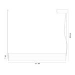 1232 COMO LAMPA WISZĄCA MOSIĄDZ ZUMALINE - 6