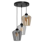 Lampa wisząca SANTIAGO MIX 3xE27 3 klosze MLP6614  - 2