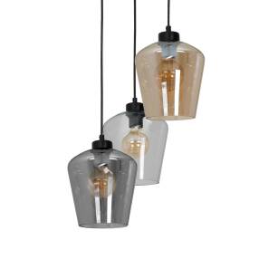 Lampa wisząca SANTIAGO MIX 3xE27 3 klosze MLP6614 