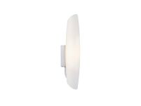 Lampa ścienna kinkiet ARIEL AZ0264 Azzardo Nowoczesny opływowy kształt mleczne szkło - chrom - 2