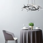 MD3481-1S-3BCT MAIA LAMPA WISZĄCA CZARNA/BLACK ZUMALINE - 5