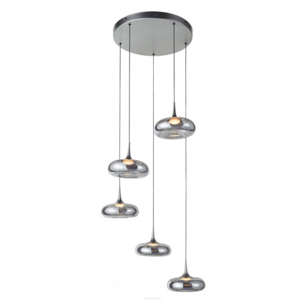 Lampa wisząca Tenele PND-24028-5A-SILV Italux