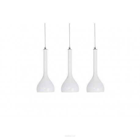 Lampa wisząca SOUL 3 AZ0275 Azzardo 3 źródła światła opływowy kształt biała