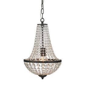 Lampa wisząca GRÄNSÖ 1L Czarna 107026  Markslojd glamour  30 cm 