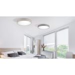 Plafon lampa sufitowa COLLODI 48 CCT AZ2716 Azzardo Wykonana z aluminium i tkaniny o beżowym wykończeniu ściemnialna - 2