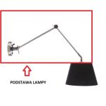 Podstawa / wysięgnik kinkietu lampy ściennej ADAM WALL S Lamp body wykończenie satynowy nikiel   - 8