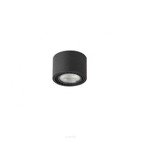 Lampa sufitowa ECO ALIX NEW 230V AZ3493 Azzardo Nowoczesna tuba o wysokości 8 cm czarna 