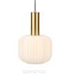 Lampa wisząca SOBER PENDANT 1L BRUSHED BRASS/WHITE MARKSLOJD 108123 