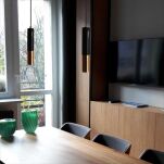 Lampa wisząca GOLDEN PIPE-1 czarno złota 5 cm tuba Step into design ST-5719-1 - 3