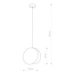 Lampa wisząca Wheel I E27 czarna 9033 - 2