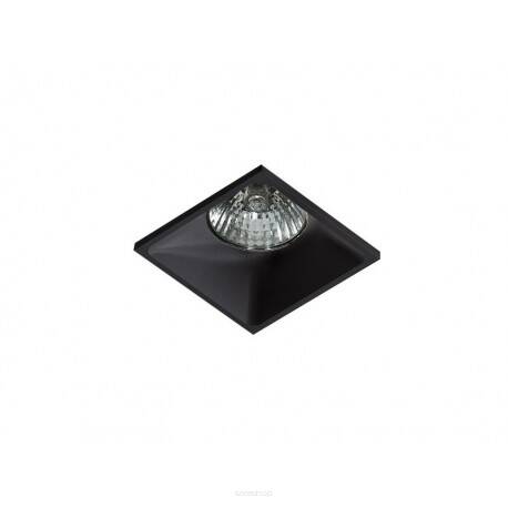 Lampa sufitowa PIO AZ1278 Azzardo Wpuszczana geometryczna  szerokość 7,5 cm CZARNA