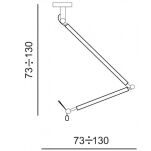 Podstawa  lampy wiszącej ZYTA S PENDANT Aluminium - 4