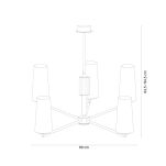 1246 VINCENZA LAMPA WISZĄCA TYTAN ZUMALINE - 7