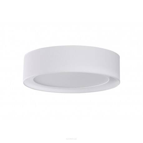 Plafon lampa sufitowa MILO XL AZ3330 Azzardo Biały materiałowy klosz akrylowa przesłona 