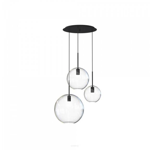 Lampa wisząca Sphere III 3xE27 czarna 7788