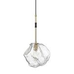 Lampa wisząca ROCK P0488-01M-SEAC Zuma Line Elegancka z ponadczasowymi elementami złota - 2