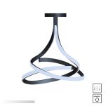 MX9932-2-3BD VISO LAMPA SUFITOWA CZARNA ZUMALINE - 2