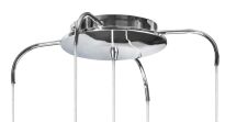 Lampa wisząca AMBER MILANO Azzardo Opływowe szklane klosze zjawiskowe różne kształty chrome / clear  - 6