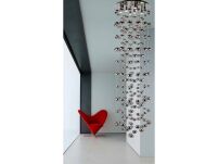 Plafon LUVIA XXL AZ1296 Azzardo Spektakularna nadzwyczajna lampa szklane kuleczki / metalowa podstawa / chrom - 3