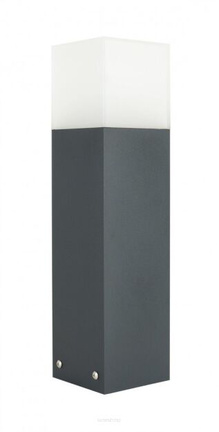 Słupek ogrodowy CUBE MAX CB-MAX 400 DG SU-MA WYSOKOŚĆ 40 CM CIEMNY SZARY