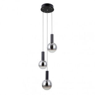 Lampa wisząca Strela PND-34378-3S-BK Italux