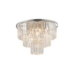 Plafon Cristal 9xE14 chrom/kryształ 7628 - 2