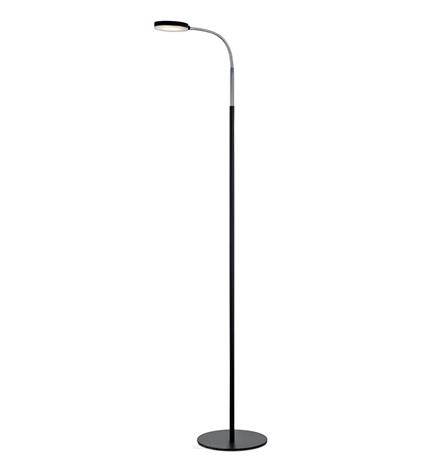 FLEX lampa podłogowa 1L LED Czarna/Chrom markslojd 106465