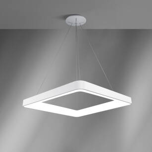 Lampa wisząca INNER S 0044.31.BI Vivida International Kwadrat LED 80 cm biały