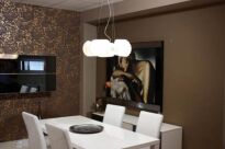 Lampa wisząca RONDO AZ0115 Azzardo Oryginalne designerskie karbowane klosze w kolorze białym - 2