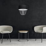 Lampa wisząca ALMERIA BLACK/CHROME MILAGRO MLP6432  - 2