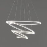 Lampa wisząca HURRICANE 0001.33 Vivida International Biała 100 cm LED - 2