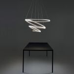 Lampa wisząca HURRICANE 0001.33 Vivida International Biała 100 cm LED - 3