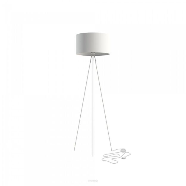 Lampa podłogowa Cadilac I E27 biała 156cm 8191