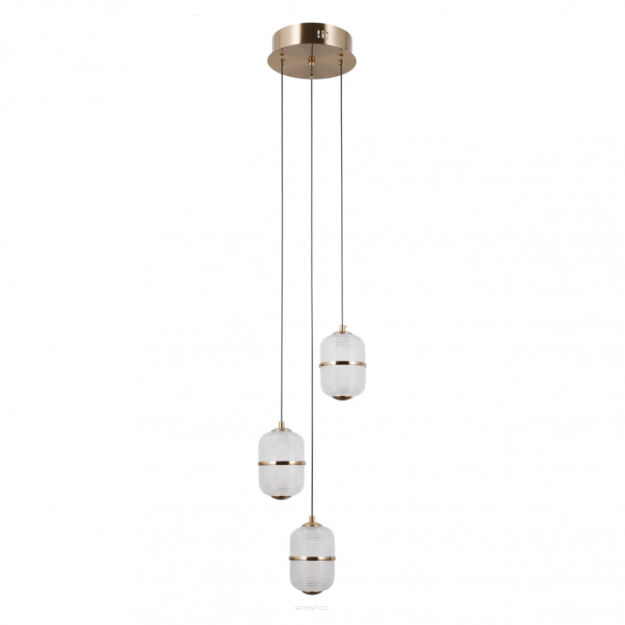 Lampa wisząca Alani PND-34375-3-HBR Italux