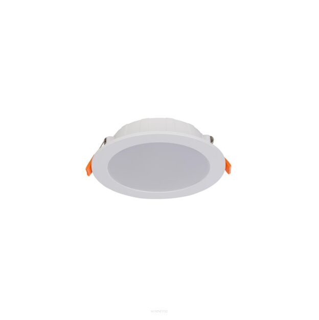 Łazienkowa oprawa sufitowa / spot LED CL Kos 10W 880lm 4000K biała wpuszczana Ø15cm IP44 8778