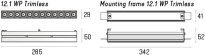 Oprawa sufitowa SHIFT 12.1 WP Trimless On-Off 4.2158 LABRA designerska LED - 3