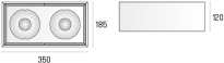 Oprawa natynkowa SOLID Lightbox 185.2 NT 3.1087 LABRA LED różne opcje  - 2