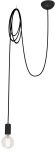 Lampa wisząca SPIDER 6792 Nowodvorski CZARNA minimalistyczna opleciony kabel - 2