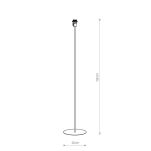 Lampa podłogowa Petit E27 biała 128cm 8345 - 2