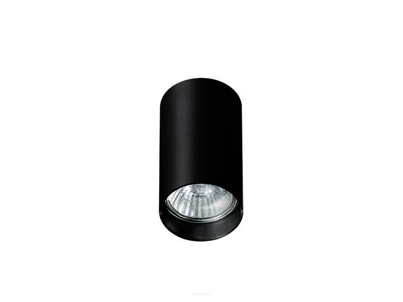 Lampa sufitowa plafon MINI ROUND AZ1781 Azzardo Niewielka czarna tuba techniczna funkcjonalna