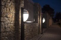 Lampa stojąca słupek CITY 11836 R BL SU-MA OGRODOWA CZARNA 99 CM - 3