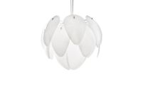 Lampa wisząca ANTIRES AZ0472 Azzardo Dekoracyjna nietypowa forma szklane płatki biała - 2