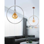 Lampa wisząca KRUG AZ2112 Azzardo Nowoczesna  i oryginalna w kolorze chromu - 2