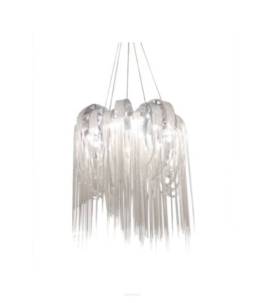 Lampa wisząca CADENA 2 SREBRNA KING HOME 1161S2