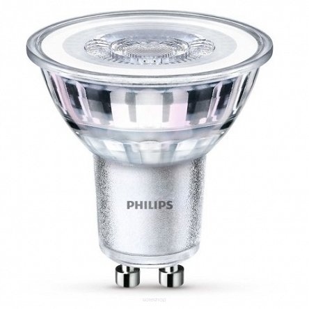 Żarówka led PHILIPS GU10 barwa ciepła 3000K  3,5W odpowiednik 35W 265lm